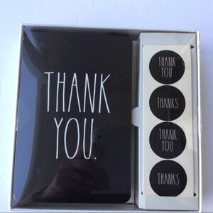 Rae Dunn Thank You Cards and Stickers
